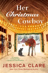 Book cover: Her Christmas Cowboy (Book 5 of The Wyoming Cowboys Series) by Jessica Clare (preview)