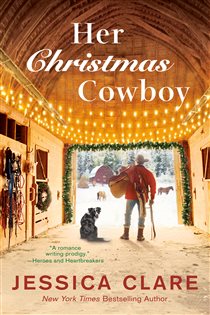Book cover: Her Christmas Cowboy (Book 5 of The Wyoming Cowboys Series) by Jessica Clare (preview)
