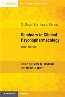 Book cover: Seminars in Clinical Psychopharmacology, edited by Peter M. Haddad (preview)