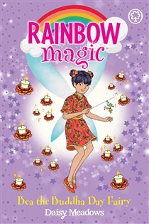 Book cover: Bea the Buddha Day Fairy (Book 3 of Rainbow Magic) by Daisy Meadows (preview)
