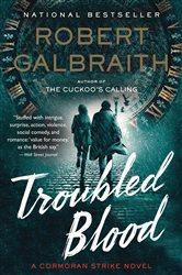 Book cover: Troubled Blood (Book 5 of A Cormoran Strike Novel) by Robert Galbraith (preview)
