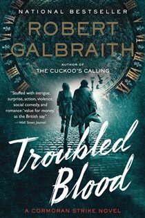 Book cover: Troubled Blood (Book 5 of A Cormoran Strike Novel) by Robert Galbraith (preview)