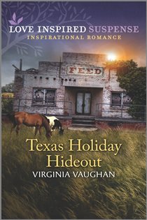 Book cover: Texas Holiday Hideout (Book 2 of Cowboy Lawmen) by Virginia Vaughan (preview)