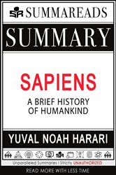 Book cover: Summary of Sapiens, by Summareads Media (preview)