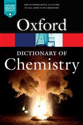 Book cover: A Dictionary of Chemistry, edited by Jonathan Law (preview)