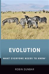 Book cover: Evolution, by Robin Dunbar (preview)