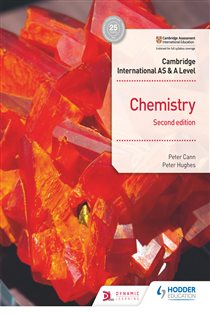 Book cover: Cambridge International AS & A Level Chemistry Student's Book Second Edition, by Peter Cann (preview)