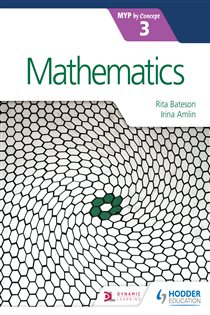 Book cover: Mathematics for the IB MYP 3, by Irina Amlin (preview)