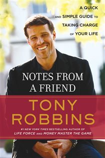 Book cover: Notes from a Friend, by Tony Robbins (preview)