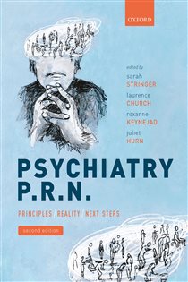 Book cover: Psychiatry P.R.N, edited by Sarah Stringer (preview)