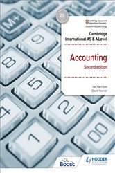 Book cover: Cambridge International AS and A Level Accounting Second Edition, by Ian Harrison (preview)