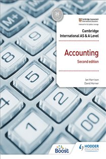 Book cover: Cambridge International AS and A Level Accounting Second Edition, by Ian Harrison (preview)