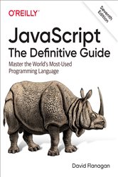 Book cover: JavaScript: The Definitive Guide, by David Flanagan (preview)