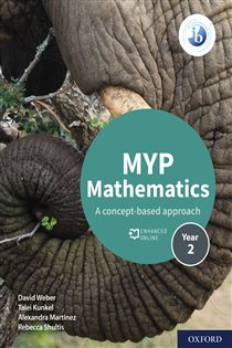 Book cover: MYP Mathematics 2, by David Weber (preview)
