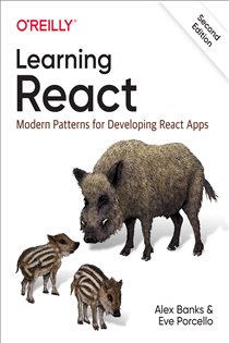 Book cover: Learning React, by Alex Banks (preview)