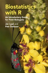 Book cover: Biostatistics with R, by Jan Lepš (preview)