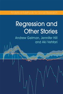 Book cover: Regression and Other Stories, by Andrew Gelman (preview)