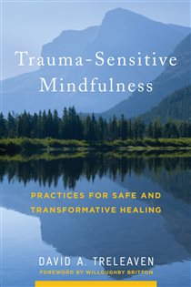 Book cover: Trauma-Sensitive Mindfulness: Practices for Safe and Transformative Healing, by David A. Treleaven (preview)