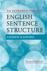 Book cover: An Introduction to English Sentence Structure, by Andrew Radford (preview)