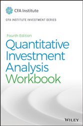 Book cover: Quantitative Investment Analysis, Workbook, by CFA Institute (preview)