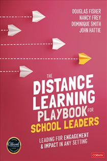Book cover: The Distance Learning Playbook for School Leaders, by Douglas Fisher (preview)