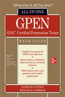 Book cover: GPEN GIAC Certified Penetration Tester All-in-One Exam Guide, by Raymond Nutting (preview)