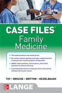 Book cover: Case Files Family Medicine, Fifth Edition, by Eugene C. Toy (preview)