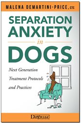 Book cover: Separation Anxiety in Dogs, by DeMartini-Price, CTC, Malena (preview)