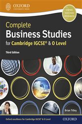 Book cover: Complete Business Studies for Cambridge IGCSE® and O Level, by Brian Titley (preview)