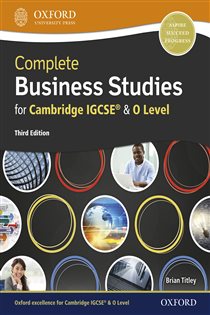 Book cover: Complete Business Studies for Cambridge IGCSE® and O Level, by Brian Titley (preview)