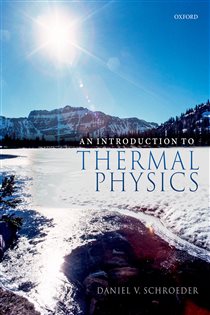 Book cover: An Introduction to Thermal Physics, by Daniel V. Schroeder (preview)