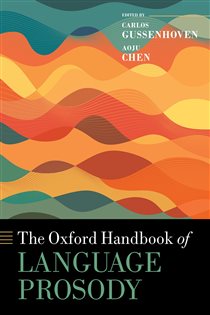 Book cover: The Oxford Handbook of Language Prosody, edited by Carlos Gussenhoven (preview)