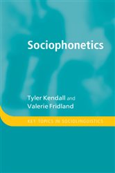 Book cover: Sociophonetics, by Tyler Kendall (preview)