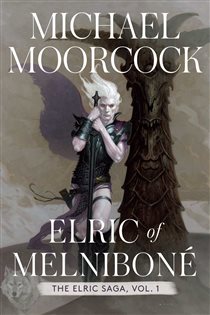 Book cover: Elric of Melniboné, by Michael Moorcock (preview)