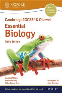Book cover: Cambridge IGCSEÂ® & O Level Essential Biology: Student Book Third Edition, by Lawrie Ryan (preview)
