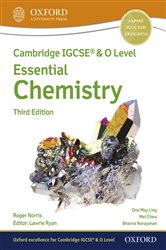 Book cover: Cambridge IGCSEÂ® & O Level Essential Chemistry: Student Book Third Edition, by Lawrie Ryan (preview)