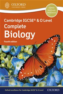 Book cover: Cambridge IGCSEÂ® & O Level Complete Biology: Student Book Fourth Edition, by Ron Pickering (preview)