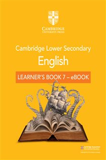 Book cover: Cambridge Lower Secondary English Learner's Book 7 - eBook, by Graham Elsdon (preview)