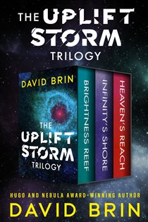 Book cover: The Uplift Storm Trilogy, by David Brin (preview)