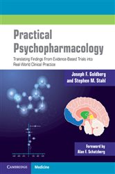 Book cover: Practical Psychopharmacology, by Joseph F. Goldberg (preview)
