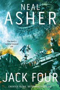 Book cover: Jack Four, by Neal Asher (preview)
