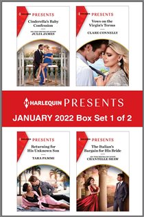 Book cover: Harlequin Presents January 2022 - Box Set 1 of 2, by Julia James (preview)