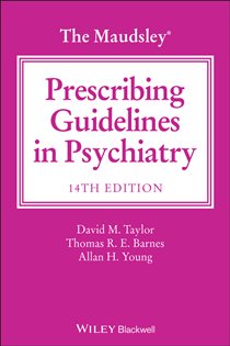 Book cover: The Maudsley Prescribing Guidelines in Psychiatry, by David M. Taylor (preview)