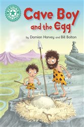 Book cover: Cave Boy and the Egg (Book 1 of Reading Champion) by Damian Harvey (preview)