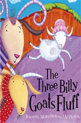 Book cover: The Three Billy Goats Fluff, by Rachael Mortimer (preview)