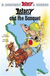 Book cover: Asterix: Asterix and The Banquet, by René Goscinny (preview)