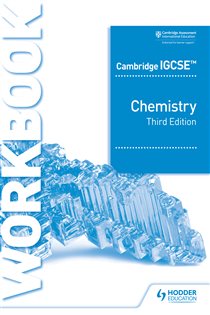Book cover: Cambridge IGCSE™ Chemistry Workbook 3rd Edition, by Bryan Earl (preview)