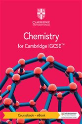 Book cover: Cambridge IGCSE™ Chemistry Coursebook - eBook, by Richard Harwood (preview)