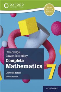 Book cover: Cambridge Lower Secondary Complete Mathematics 7: Student Book (Second Edition), by Deborah Barton (preview)