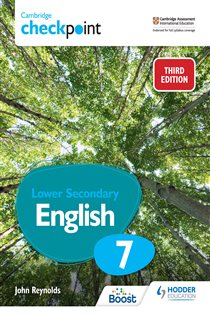 Book cover: Cambridge Checkpoint Lower Secondary English Student's Book 7, by John Reynolds (preview)